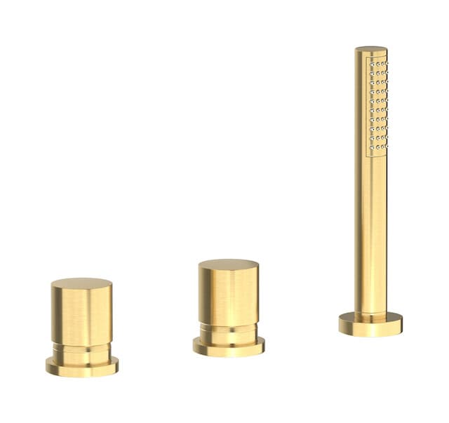 IB Rubinetterie Brera – Μπαταρία Μπανιέρας – Brushed Gold (RR397OS)
