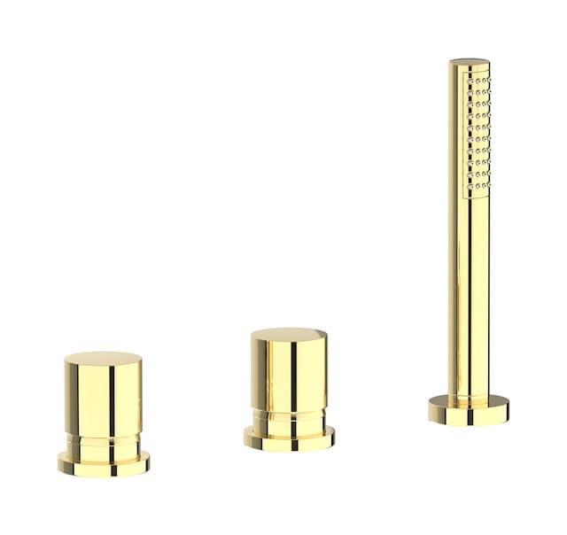 IB Rubinetterie Brera – Μπαταρία Μπανιέρας – Pale Gold (RR397II)