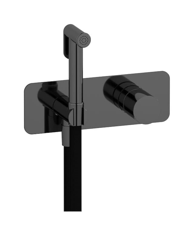 IB Rubinetterie Brera – Μπαταρία Μπιντέ – Black Chrome (RR706CF)