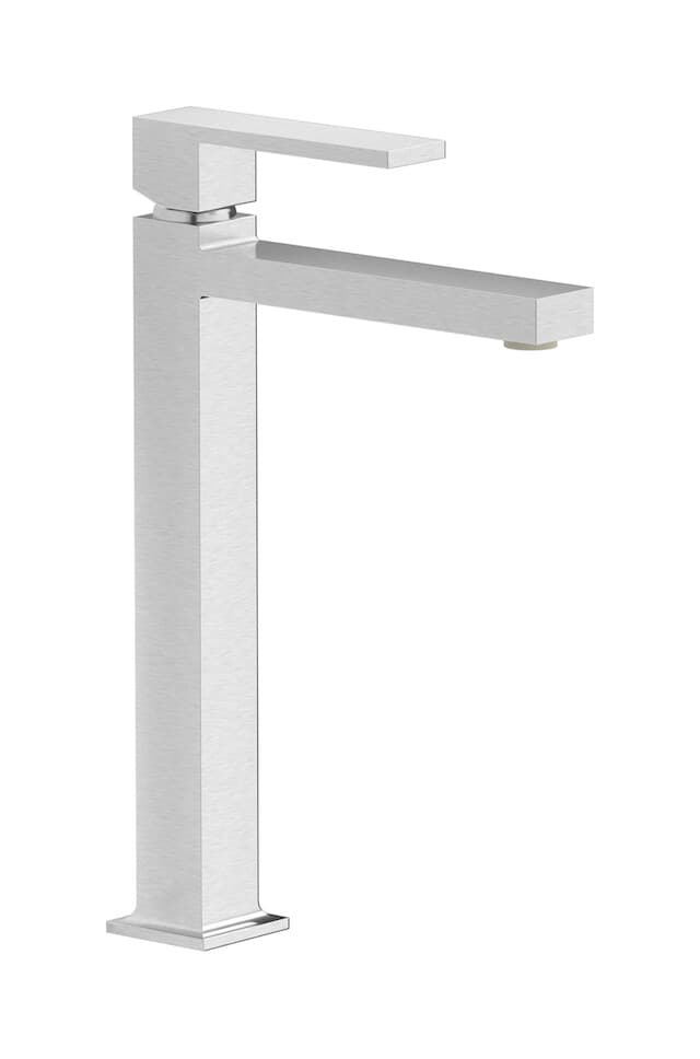 IB Rubinetterie Rubacuori – Μπαταρία Νιπτήρα Ψηλή – Brushed Nickel (RU203SS)