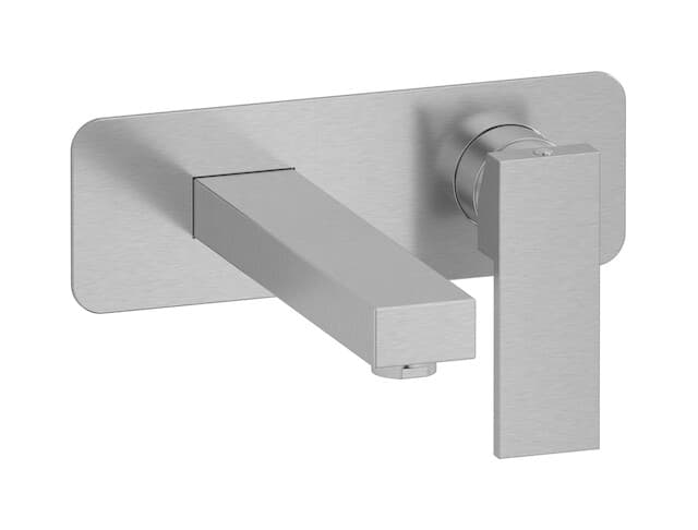 IB Rubinetterie Rubacuori – Μπαταρία Νιπτήρα Τοίχου – Brushed Nickel (RU206SS)
