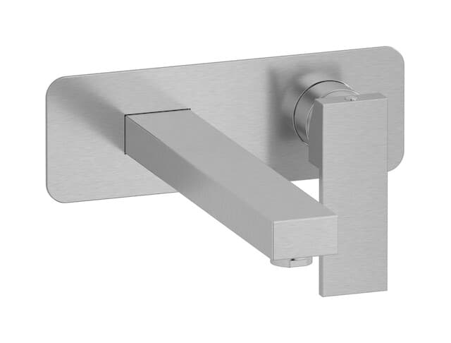 IB Rubinetterie Rubacuori – Μπαταρία Νιπτήρα Τοίχου – Brushed Nickel (RU207SS)