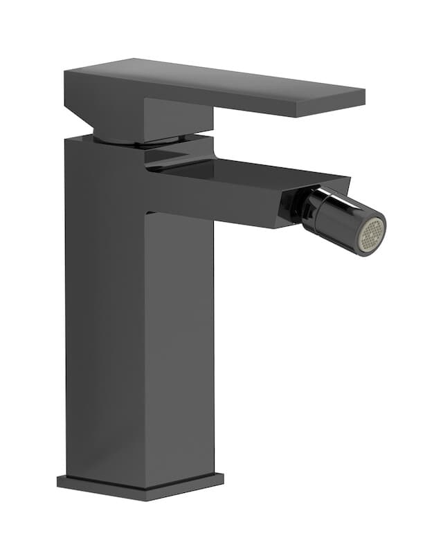 IB Rubinetterie Rubacuori – Μπαταρία Μπιντέ – Black Chrome (RU220CF)