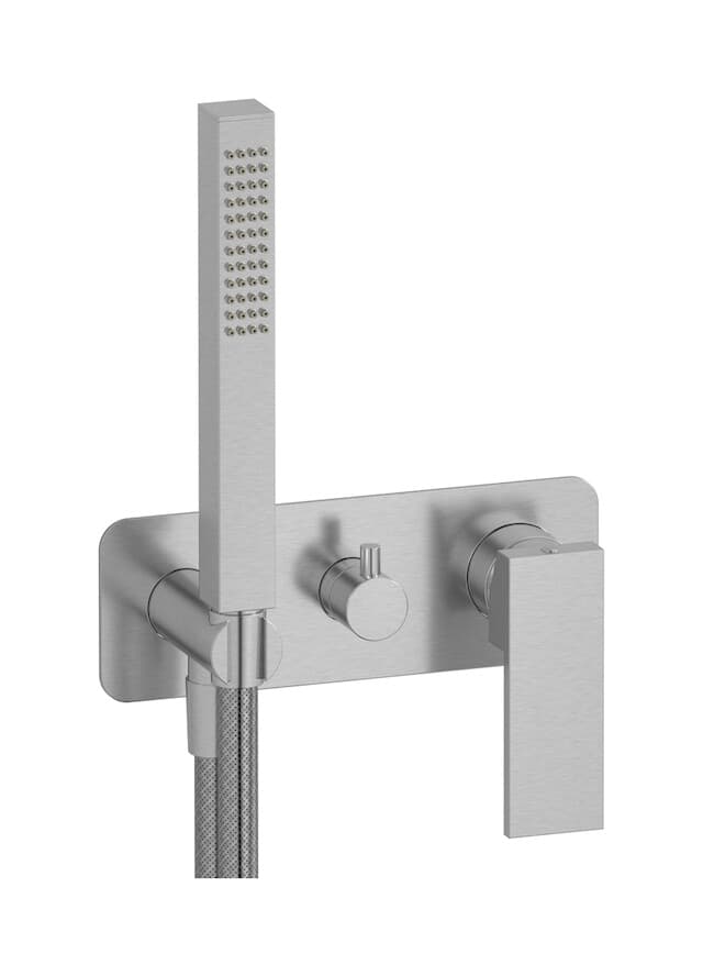 IB Rubinetterie Rubacuori – Μπαταρία Νιπτήρα Τοίχου – Brushed Nickel (RU314SS)