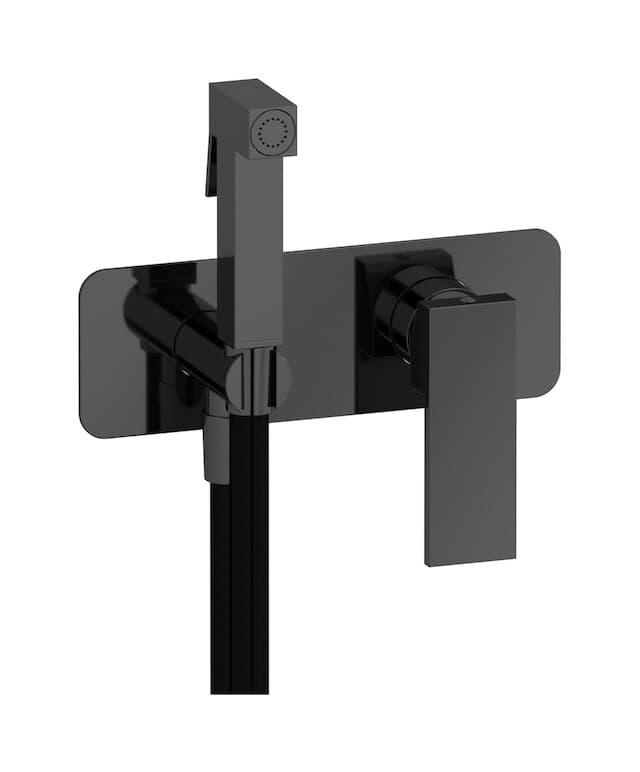 IB Rubinetterie Rubacuori – Μπαταρία Μπιντέ – Black Chrome (RU706CF)