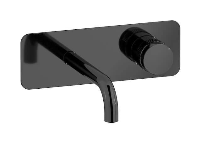 IB Rubinetterie Reflex – Μπαταρία Νιπτήρα Τοίχου – Black Chrome (RX206CF)