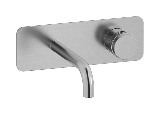 IB Rubinetterie Reflex – Μπαταρία Νιπτήρα Τοίχου – Brushed Nickel (RX206SS)