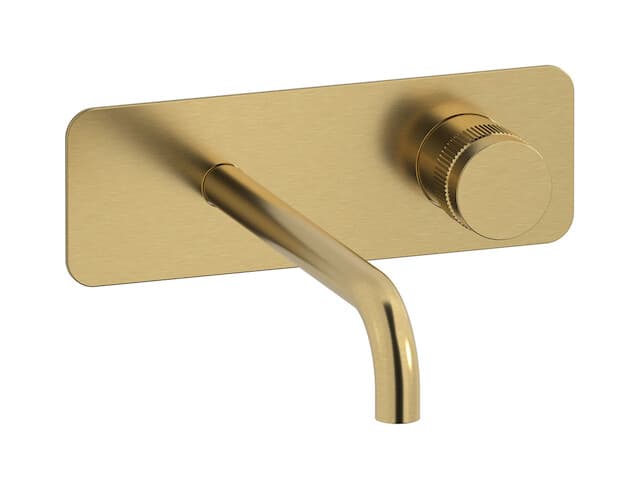IB Rubinetterie Reflex – Μπαταρία Νιπτήρα Τοίχου – Brushed Gold (RX207OS)