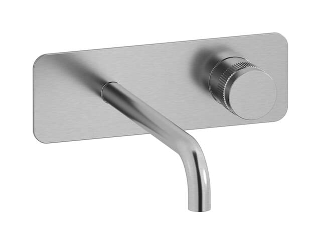 IB Rubinetterie Reflex – Μπαταρία Νιπτήρα Τοίχου – Brushed Nickel (RX207SS)