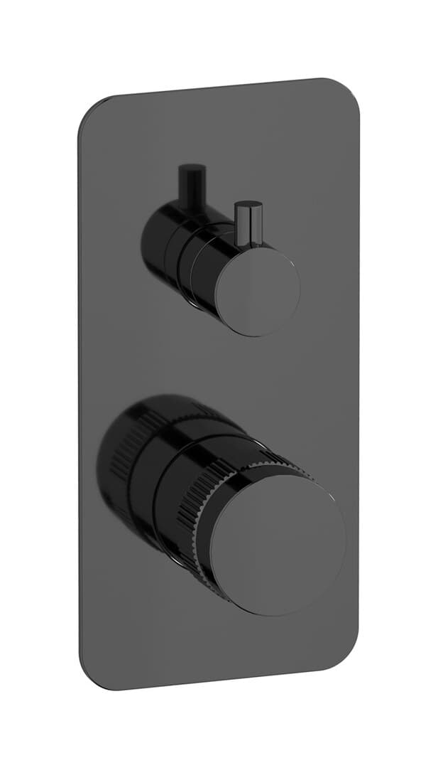 IB Rubinetterie Reflex – Μπαταρία Νιπτήρα Τοίχου – Black Chrome (RX312CF)