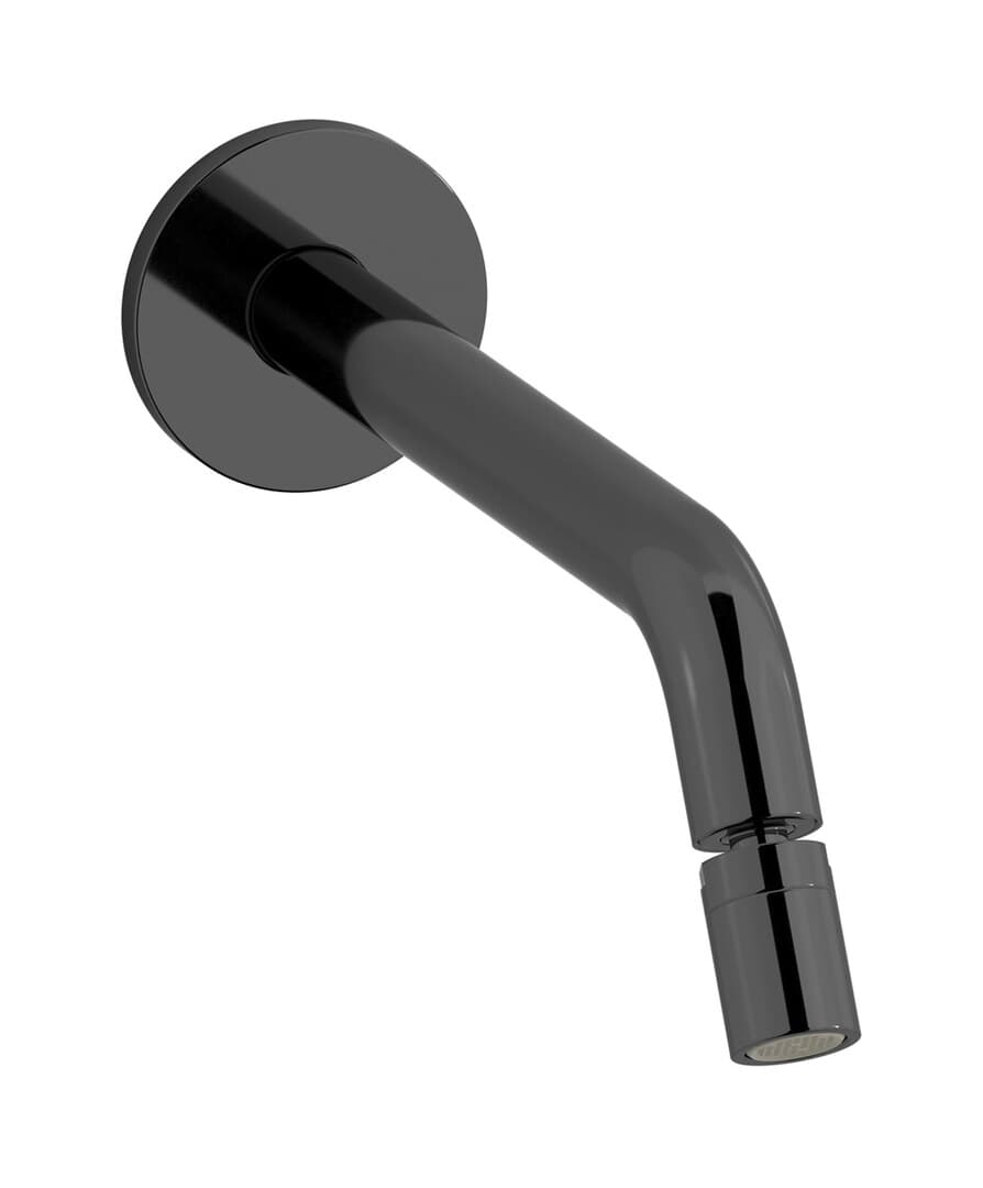 IB Rubinetterie Reflex – Μπαταρία Μπιντέ Τοίχου – Black Chrome (RX317CF)