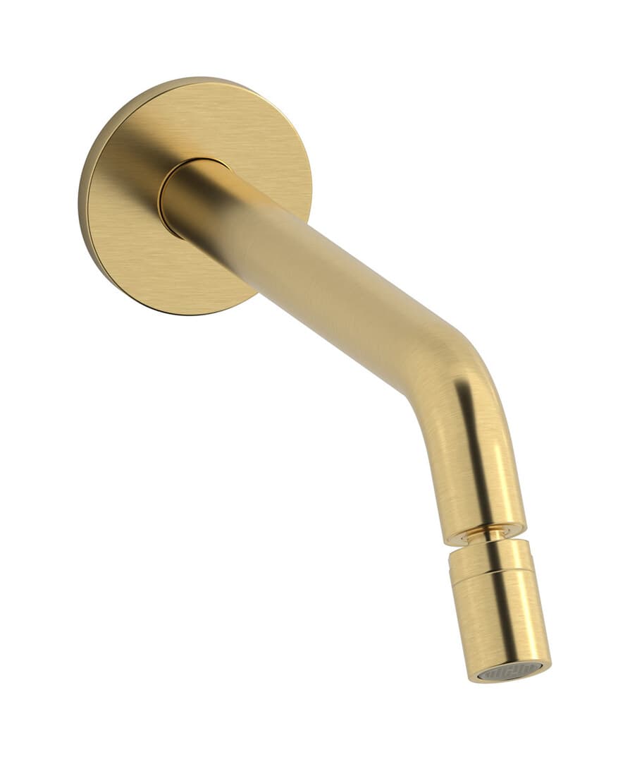 IB Rubinetterie Reflex – Μπαταρία Μπιντέ Τοίχου – Brushed Gold (RX317OS)