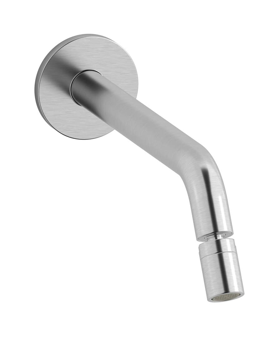 IB Rubinetterie Reflex – Μπαταρία Μπιντέ Τοίχου – Brushed Nickel (RX317SS)