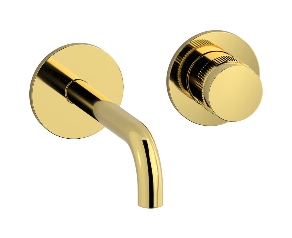 IB Rubinetterie Reflex – Μπαταρία Νιπτήρα Τοίχου – Gold (RX406OO)