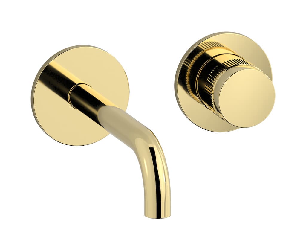 IB Rubinetterie Reflex – Μπαταρία Νιπτήρα Τοίχου – Pale Gold (RX406II)