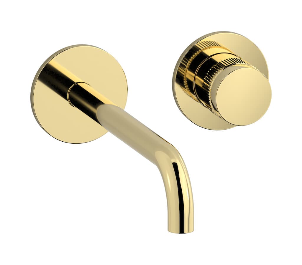 IB Rubinetterie Reflex – Μπαταρία Νιπτήρα Τοίχου – Pale Gold (RX407II)