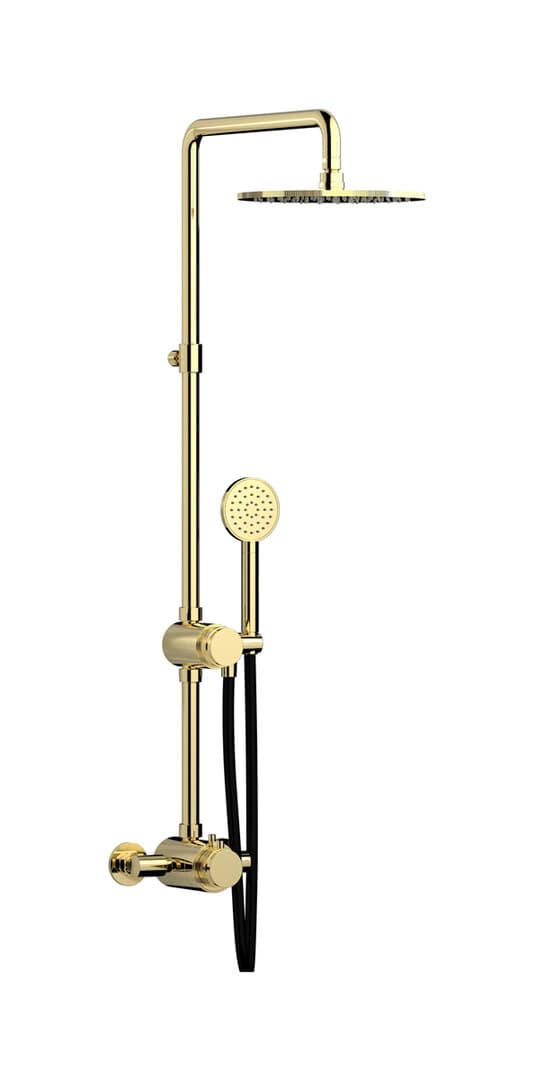 IB Rubinetterie Indoor Shower – Σετ Ντους – Pale Gold (RX800II)