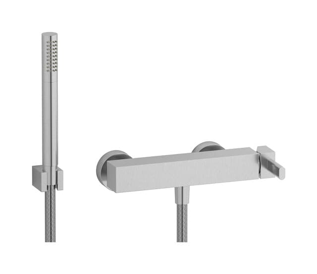 IB Rubinetterie Superbox – Μίκτης Ντους Εντοιχισμένος – Brushed Nickel (SB350SS)