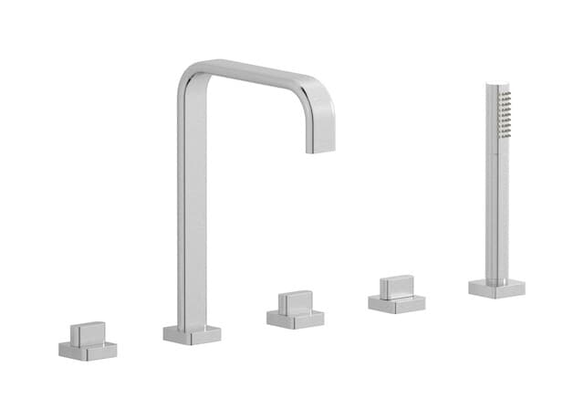 IB Rubinetterie Superbox – Μπαταρία Μπανιέρας Πάγκου – Brushed Nickel (SB396SS)