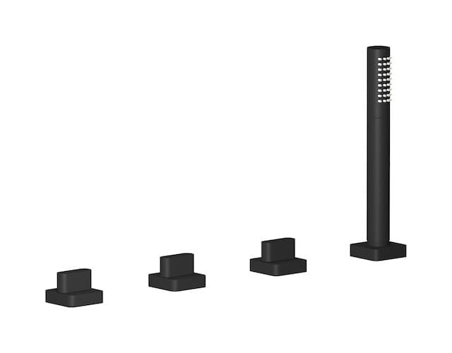 IB Rubinetterie Superbox – Μπαταρία Μπανιέρας – Matt Black (SB397NP)