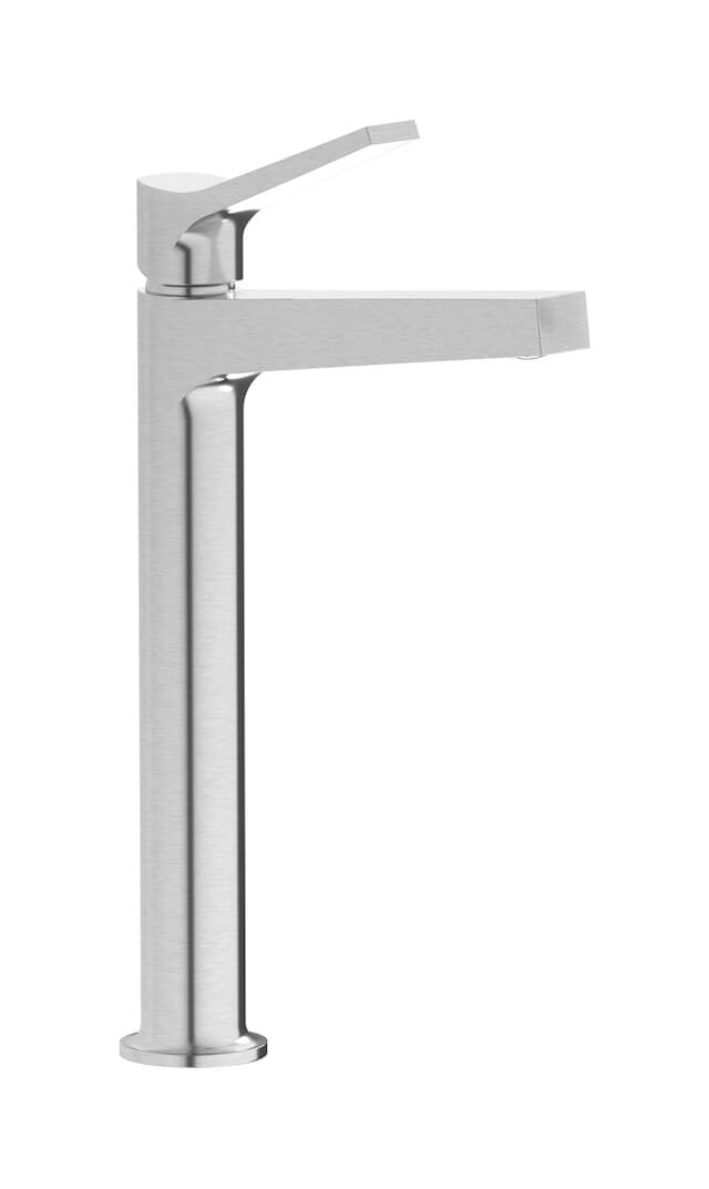 IB Rubinetterie Twitter – Μπαταρία Νιπτήρα Ψηλή – Brushed Nickel (TW202SS)
