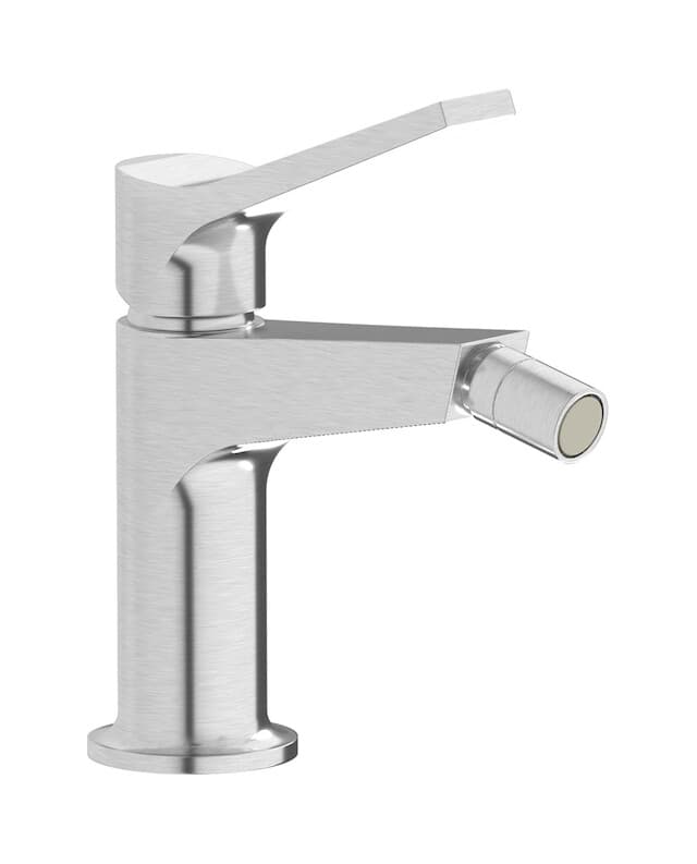 IB Rubinetterie Twitter – Μπαταρία Μπιντέ – Brushed Nickel (TW220SS)