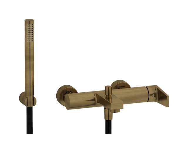IB Rubinetterie Twitter – Μπαταρία Μπανιέρας Τοίχου – Modern Bronze (TW250MB)