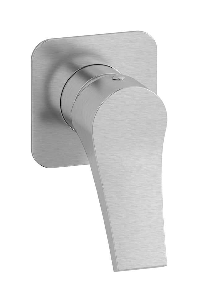 IB Rubinetterie Twitter – Μπαταρία Νιπτήρα Τοίχου – Brushed Nickel (TW300SS)
