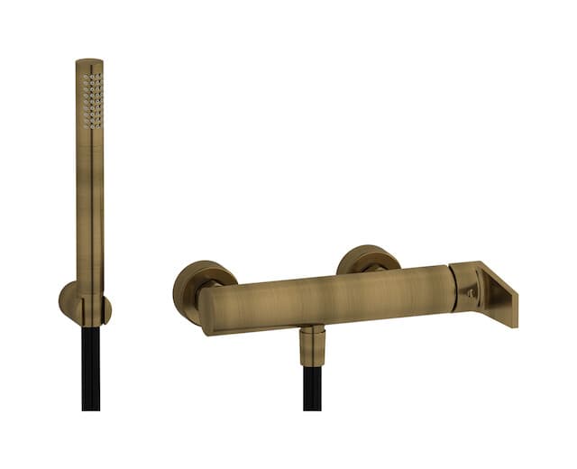 IB Rubinetterie Twitter – Μίκτης Ντους Εντοιχισμένος – Modern Bronze (TW350MB)