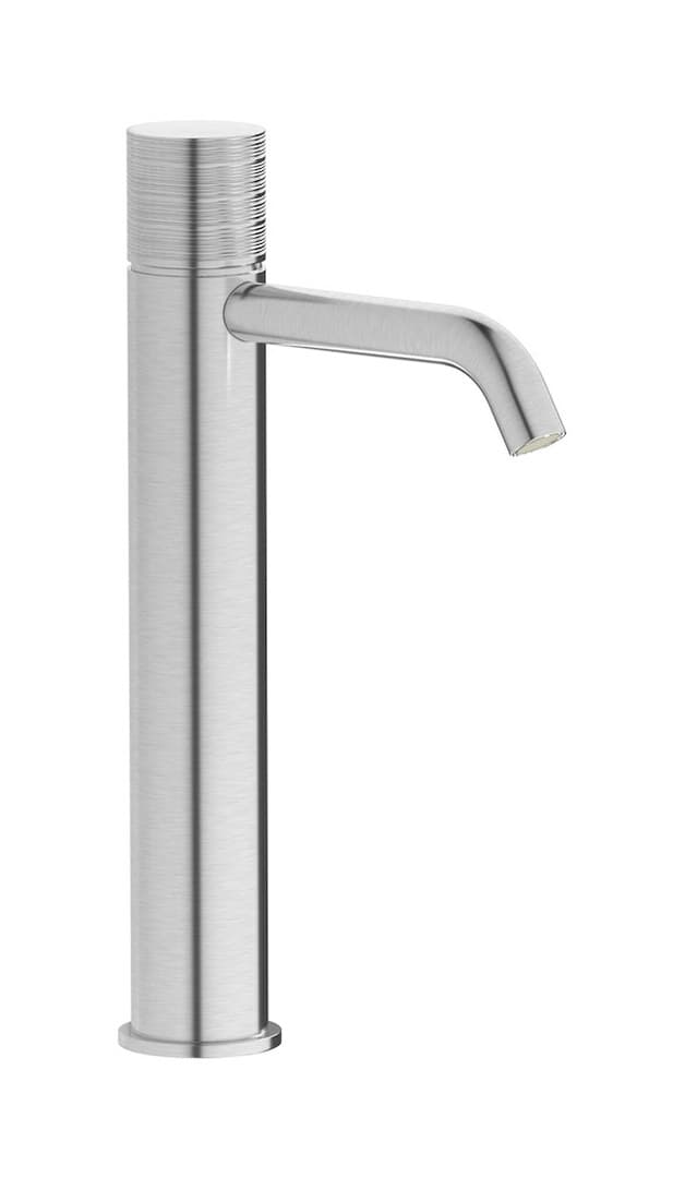 IB Rubinetterie Vinile – Μπαταρία Νιπτήρα Ψηλή – Brushed Nickel (VN202SS)
