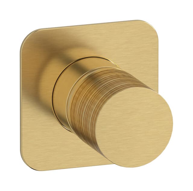 IB Rubinetterie Vinile – Μπαταρία Νιπτήρα Τοίχου – Brushed Gold (VN300OS)