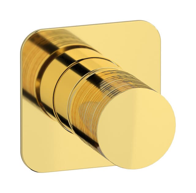 IB Rubinetterie Vinile – Μπαταρία Νιπτήρα Τοίχου – Gold (VN300OO)