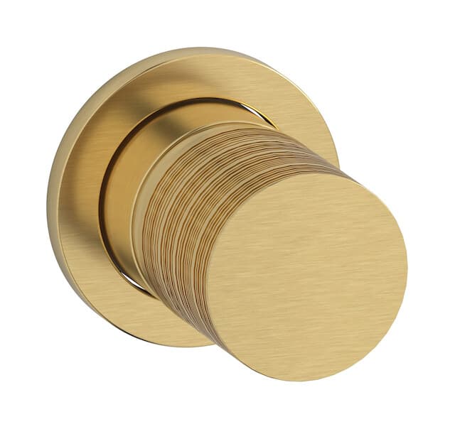 IB Rubinetterie Vinile – Μπαταρία Νιπτήρα Τοίχου – Brushed Gold (VN305OS)