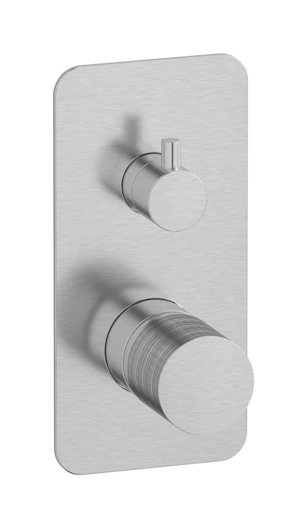 IB Rubinetterie Vinile – Μπαταρία Νιπτήρα Τοίχου – Brushed Nickel (VN312SS)
