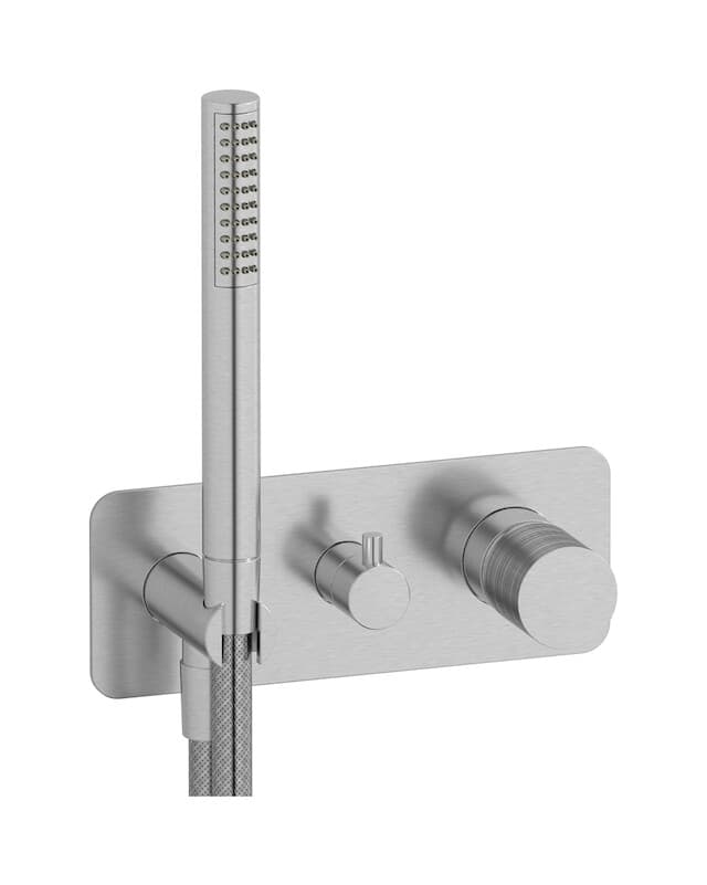 IB Rubinetterie Vinile – Μπαταρία Νιπτήρα Τοίχου – Brushed Nickel (VN314SS)