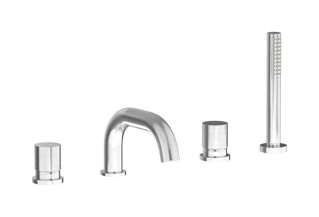 IB Rubinetterie Vinile – Μπαταρία Μπανιέρας Πάγκου – Brushed Nickel (VN396SS)