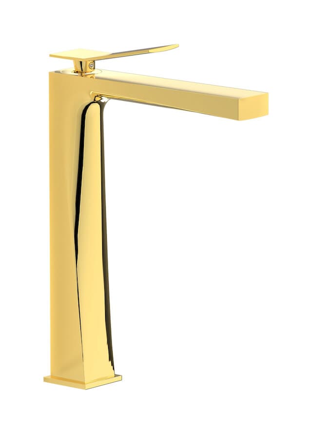 IB Rubinetterie Wave – Μπαταρία Νιπτήρα Ψηλή – Gold (WA202OO)