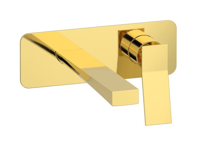 IB Rubinetterie Wave – Μπαταρία Νιπτήρα Τοίχου – Gold (WA206OO)
