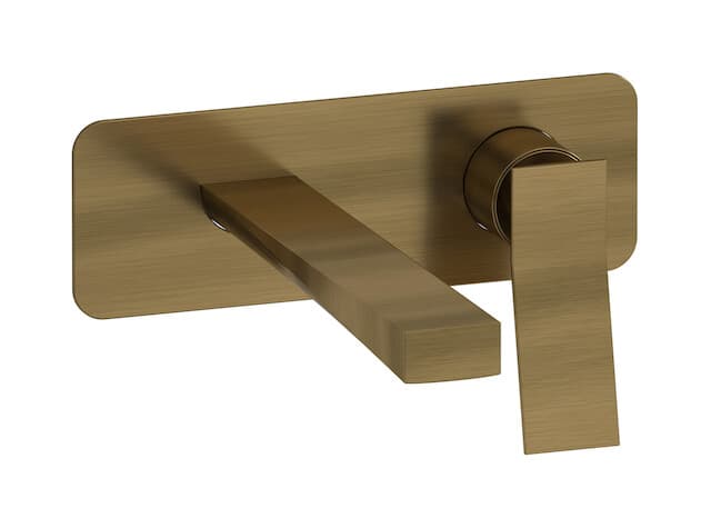 IB Rubinetterie Wave – Μπαταρία Νιπτήρα Τοίχου – Modern Bronze (WA206MB)