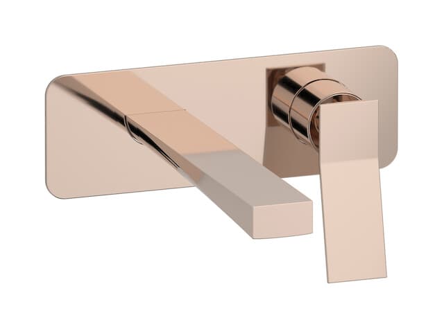IB Rubinetterie Wave – Μπαταρία Νιπτήρα Τοίχου – Rose Gold (WA206RS)