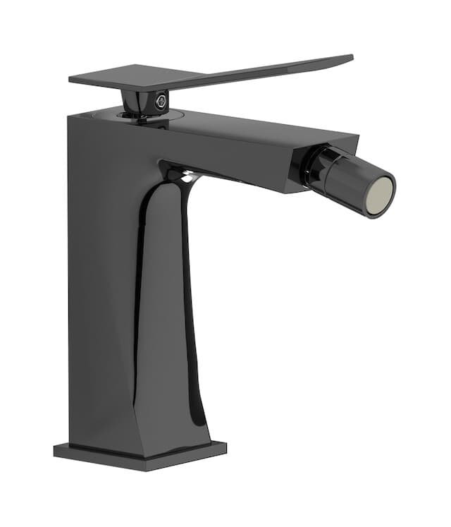 IB Rubinetterie Wave – Μπαταρία Μπιντέ – Black Chrome (WA220CF)