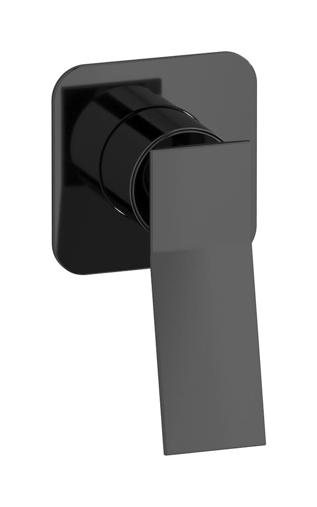 IB Rubinetterie Wave – Μπαταρία Νιπτήρα Τοίχου – Black Chrome (WA300CF)