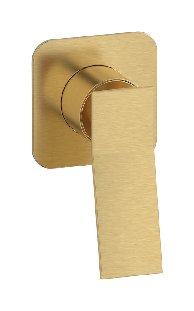 IB Rubinetterie Wave – Μπαταρία Νιπτήρα Τοίχου – Brushed Gold (WA300OS)
