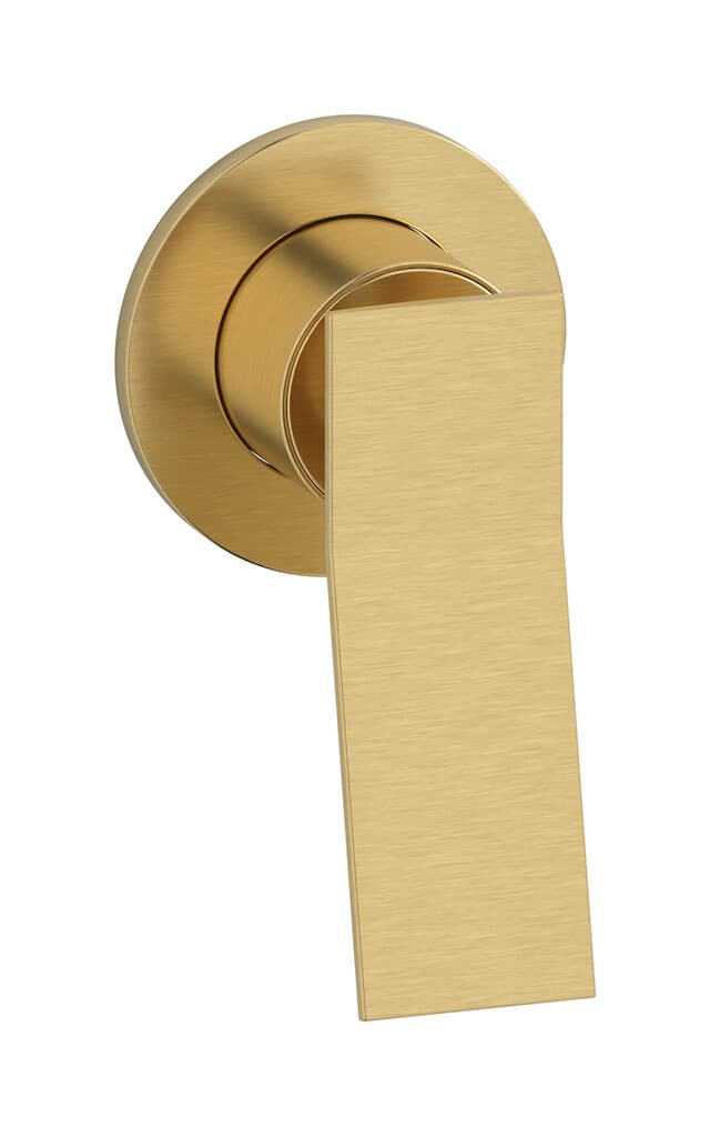 IB Rubinetterie Wave – Μπαταρία Νιπτήρα Τοίχου – Brushed Gold (WA305OS)