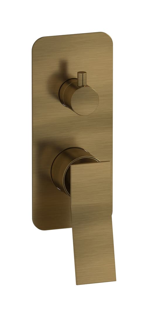 IB Rubinetterie Wave – Μπαταρία Νιπτήρα Τοίχου – Modern Bronze (WA312MB)