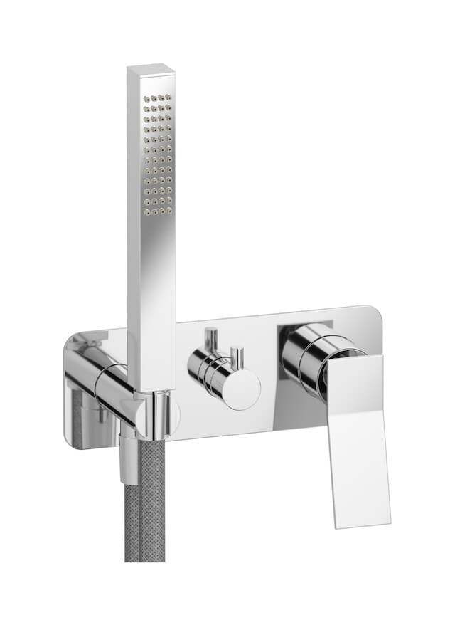 IB Rubinetterie Wave – Μπαταρία Νιπτήρα Τοίχου – Chrome (WA314CC)