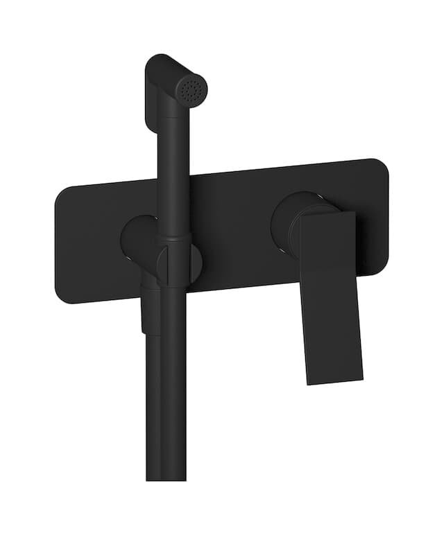IB Rubinetterie Wave – Μπαταρία Μπιντέ – Matt Black (WA706NP)