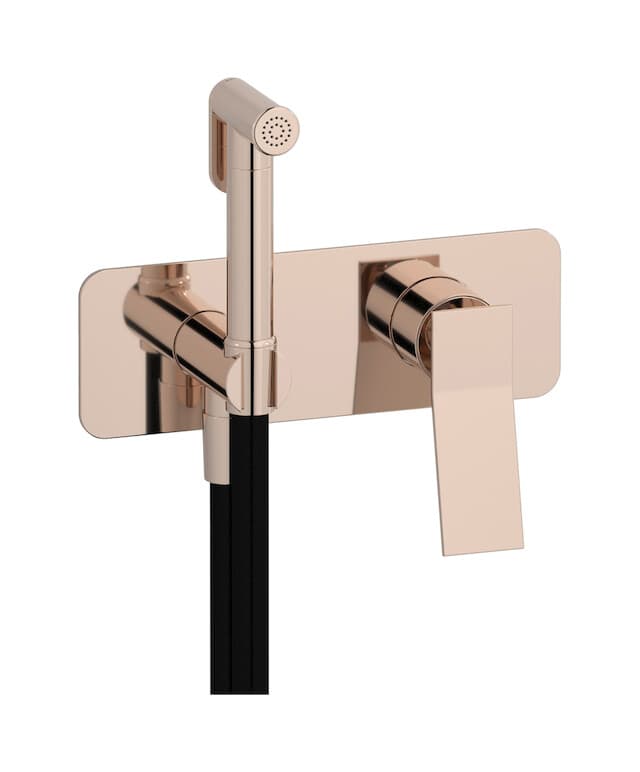 IB Rubinetterie Wave – Μπαταρία Μπιντέ – Rose Gold (WA706RS)