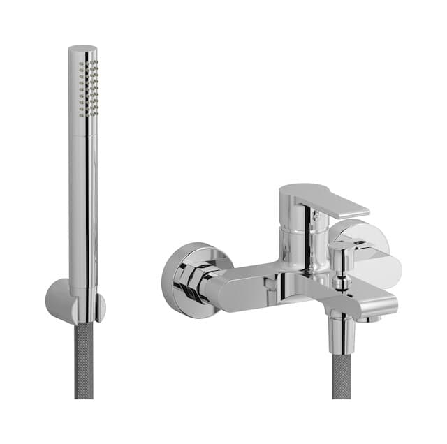 IB Rubinetterie WhyNot – Μπαταρία Μπανιέρας Τοίχου – Chrome (WN250CC)