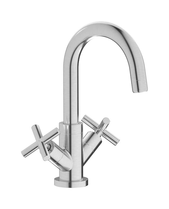 IB Rubinetterie Wow – Μπαταρία Νιπτήρα – Brushed Nickel (WO205SS)